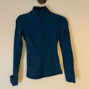 Lululemon Define Jacket, Blue/Teal, Size 0